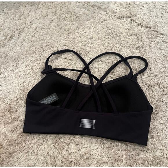 Savage X Fenty black strappy sports bra Size Small - Picture 3 of 4